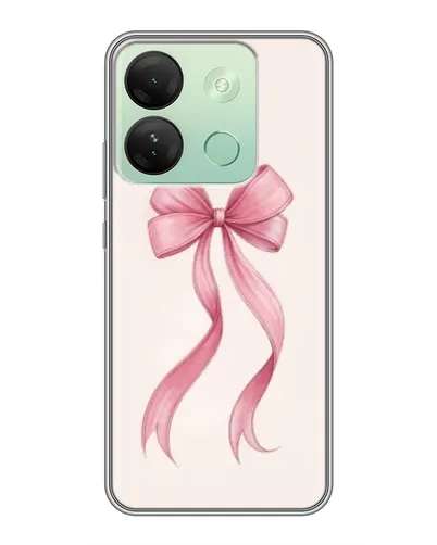Чехол для Infinix Smart 7 HD с картинкой «Розовый бант»
