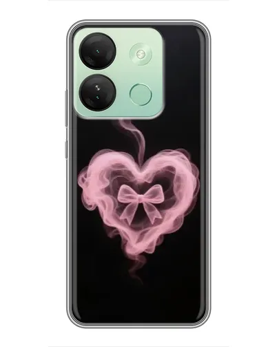 Чехол для Infinix Smart 7 HD с картинкой «Дымчатое сердце»