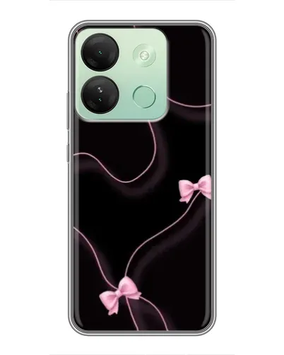 Чехол для Infinix Smart 7 HD с картинкой «Розовые ленты»