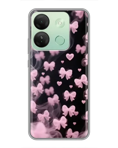 Чехол для Infinix Smart 7 HD с картинкой «Неоновое кружево»
