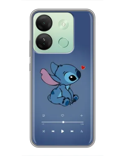 Чехол для Infinix Smart 7 HD с картинкой «Музыкальный Stitch»