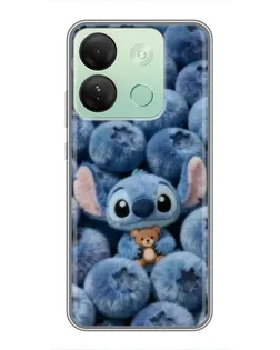 Чехол для Infinix Smart 7 HD с картинкой «Стич и голубика» Чехол для Infinix Smart 7 HD с картинкой «Стич и голубика»