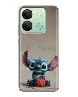 Чехол для Infinix Smart 7 HD с картинкой «Стич на коричневом фоне» Чехол для Infinix Smart 7 HD с картинкой «Стич на коричневом фоне»