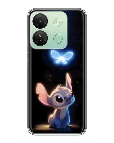 Чехол для Infinix Smart 7 HD с картинкой «Сияющий Стич»