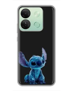 Чехол для Infinix Smart 7 HD с картинкой «Стич на черном» Чехол для Infinix Smart 7 HD с картинкой «Стич на черном»