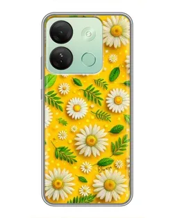 Чехол для Infinix Smart 7 HD с картинкой «Ромашковое солнце»