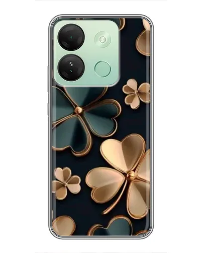 Чехол для Infinix Smart 7 HD с картинкой «Клевер в золоте» Чехол для Infinix Smart 7 HD с картинкой «Клевер в золоте»