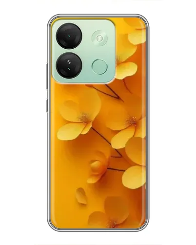Чехол для Infinix Smart 7 HD с картинкой «Золотые лепестки» Чехол для Infinix Smart 7 HD с картинкой «Золотые лепестки»