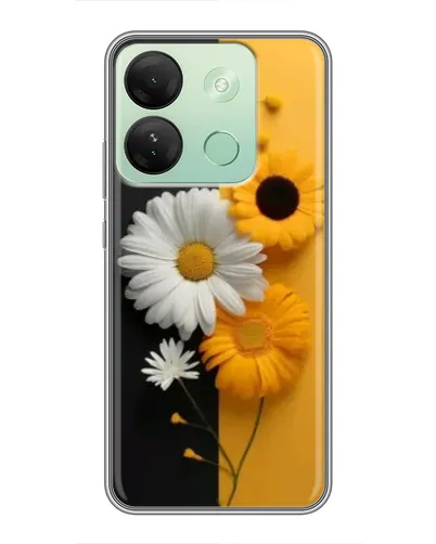 Чехол для Infinix Smart 7 HD с картинкой «Подсолнух и ромашка» Чехол для Infinix Smart 7 HD с картинкой «Подсолнух и ромашка»