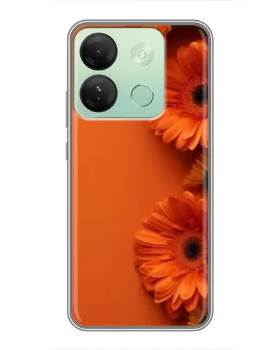 Чехол для Infinix Smart 7 HD с картинкой «Оранжевые герберы» Чехол для Infinix Smart 7 HD с картинкой «Оранжевые герберы»