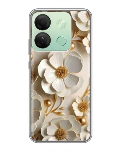 Чехол для Infinix Smart 7 HD с картинкой «Белие бумажние цвети» Чехол для Infinix Smart 7 HD с картинкой «Белие бумажние цвети»