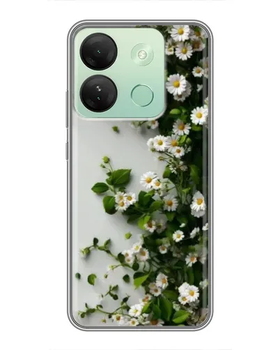 Чехол для Infinix Smart 7 HD с картинкой «Ветка мелких белых цветов» Чехол для Infinix Smart 7 HD с картинкой «Ветка мелких белых цветов»