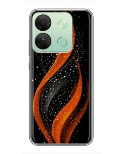 Чохол для Infinix Smart 7 HD з картинкою «Вогняна зоряна хвиля»