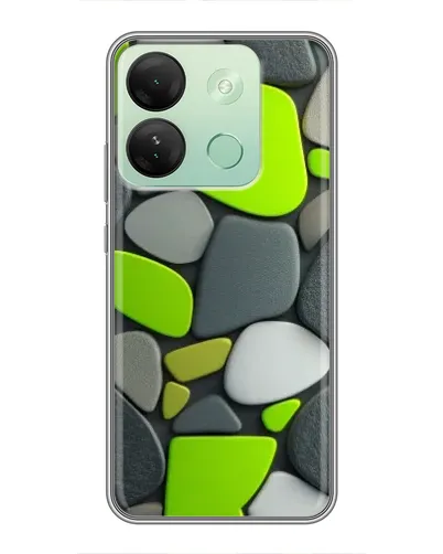 Чехол для Infinix Smart 7 HD с картинкой «Яркая неоновая галька»