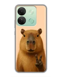 Чохол для Infinix Smart 7 HD з картинкою «Капібара вікторія» Чохол для Infinix Smart 7 HD з картинкою «Капібара вікторія»
