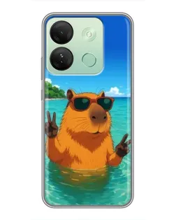 Чохол для Infinix Smart 7 HD з картинкою «Морська капібара» Чохол для Infinix Smart 7 HD з картинкою «Морська капібара»