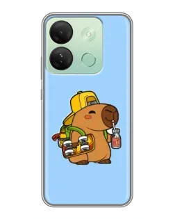 Чохол для Infinix Smart 7 HD з картинкою «Капібара на скейті» Чохол для Infinix Smart 7 HD з картинкою «Капібара на скейті»