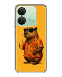 Чохол для Infinix Smart 7 HD з картинкою «Капібара на відпочинку» Чохол для Infinix Smart 7 HD з картинкою «Капібара на відпочинку»