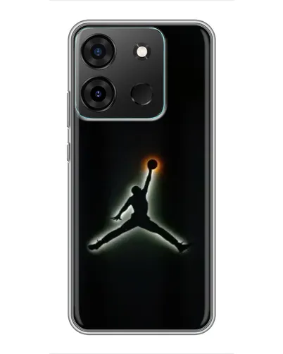 Чехол для Infinix Smart 7 с картинкой «Jordan Gradient Logo»