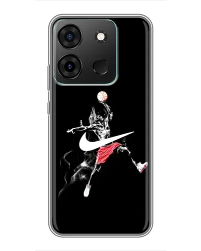 Чехол для Infinix Smart 7 с картинкой «Jordan Jumpman»