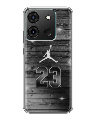 Чехол для Infinix Smart 7 с картинкой «Jordan Carbon 23»