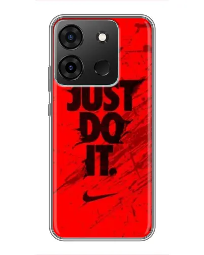 Чехол для Infinix Smart 7 с картинкой «Nike Just Do It»