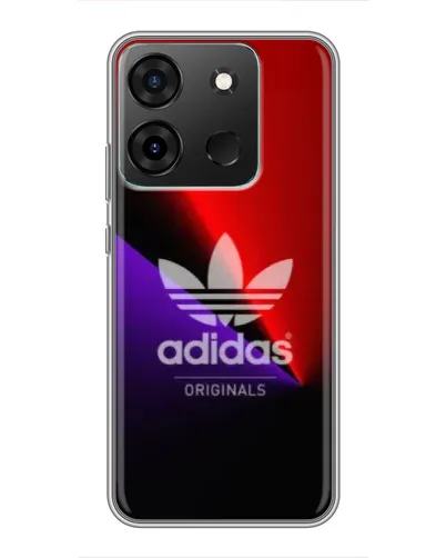 Чехол для Infinix Smart 7 с картинкой «Adidas Red Neon»