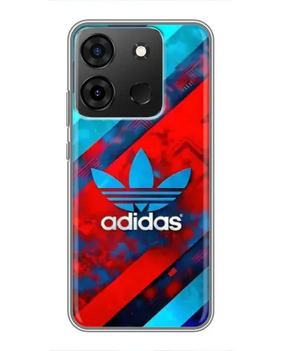Чехол для Infinix Smart 7 с картинкой «Абстракция Adidas»