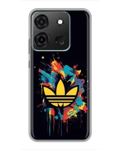 Чехол для Infinix Smart 7 с картинкой «Adidas Splash»