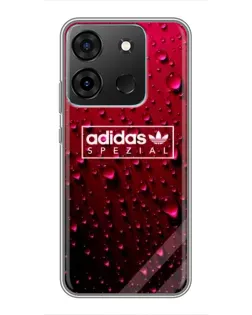 Чехол для Infinix Smart 7 с картинкой «Adidas Gold Marble»
