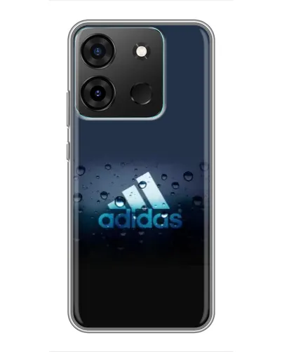 Чехол для Infinix Smart 7 с картинкой «Adidas Water Drops»