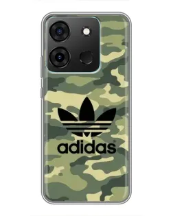 Чехол для Infinix Smart 7 с картинкой «Милитари стиль Adidas»