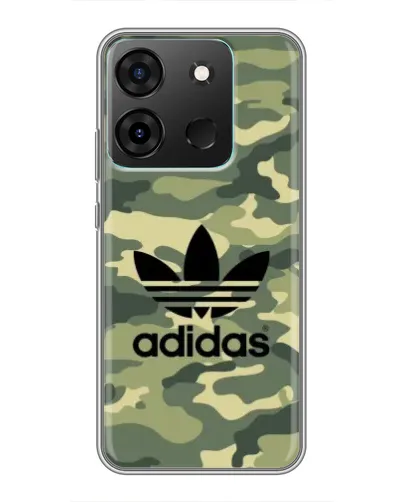 Чехол для Infinix Smart 7 с картинкой «Милитари стиль Adidas»