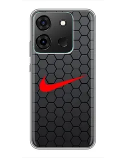 Чохол для Infinix Smart 7 з картинкою «Nike — карбонова сітка» Чохол для Infinix Smart 7 з картинкою «Nike — карбонова сітка»