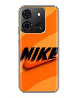 Чохол для Infinix Smart 7 з картинкою «Помаранчевий драйв Nike» Чохол для Infinix Smart 7 з картинкою «Помаранчевий драйв Nike»