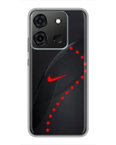 Чехол для Infinix Smart 7 с картинкой «Абстрактный дизайн Nike»