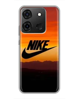 Чехол для Infinix Smart 7 с картинкой «Nike — вечерний горизонт»