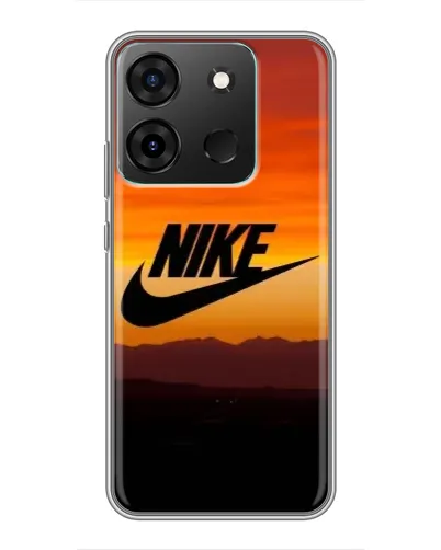 Чехол для Infinix Smart 7 с картинкой «Nike — вечерний горизонт»