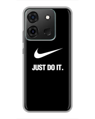 Чехол для Infinix Smart 7 с картинкой «Классический принт Nike»