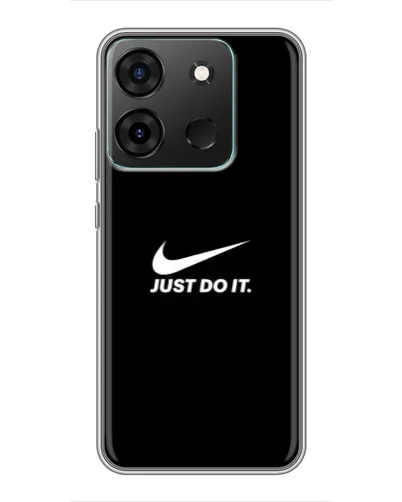 Чехол для Infinix Smart 7 с картинкой «Минимализм от Nike»