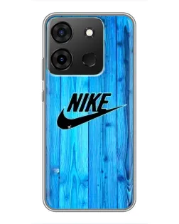Чехол для Infinix Smart 7 с картинкой «Голубое дерево Nike»