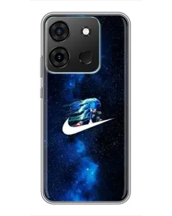 Чехол для Infinix Smart 7 с картинкой «Звездный путь Nike»