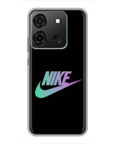 Чехол для Infinix Smart 7 с картинкой «Nike — городская ночь»