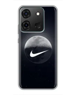 Чехол для Infinix Smart 7 с картинкой «Nike в стиле граффити»