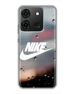 Чехол для Infinix Smart 7 с картинкой «Nike в стиле ретро»