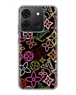 Чохол для Infinix Smart 7 з картинкою «Неоновий мікс Nike» Чохол для Infinix Smart 7 з картинкою «Неоновий мікс Nike»