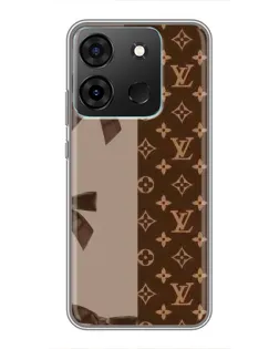 Чохол для Infinix Smart 7 з картинкою «Louis Vuitton — банти»