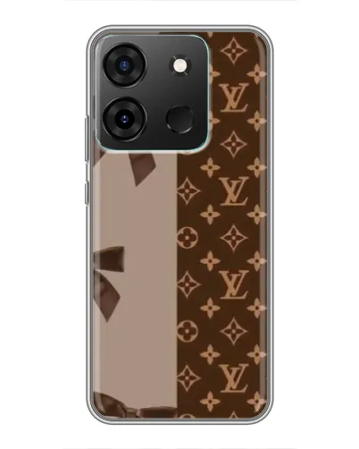 Чохол для Infinix Smart 7 з картинкою «Louis Vuitton — банти»