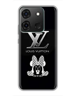 Чохол для Infinix Smart 7 з картинкою «LV та Мінні Маус»