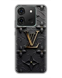 Чохол для Infinix Smart 7 з картинкою «Шкіряна текстура LV»
